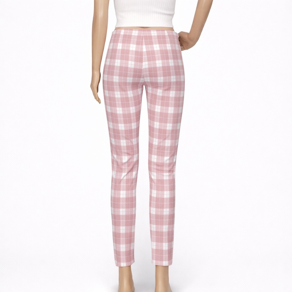 Princess Polly Checked Slim Pants - Picture 4 of 4